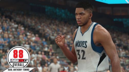 nba 2k17 ratings karl-anthony towns