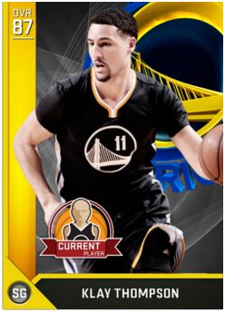 nba 2k17 myteam rating 90 klay thompson