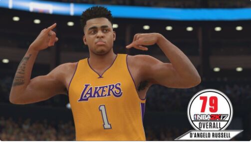 nba 2k17 ratings d'angelo russell