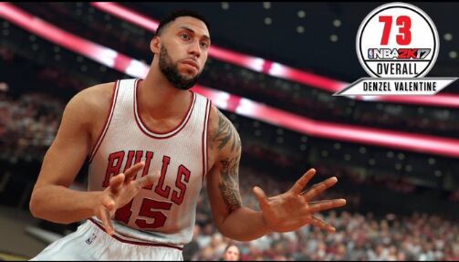 nba 2k17 ratings denzel valentine