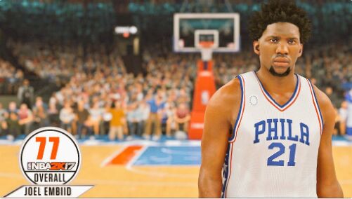 nba 2k17 ratings joel embiid