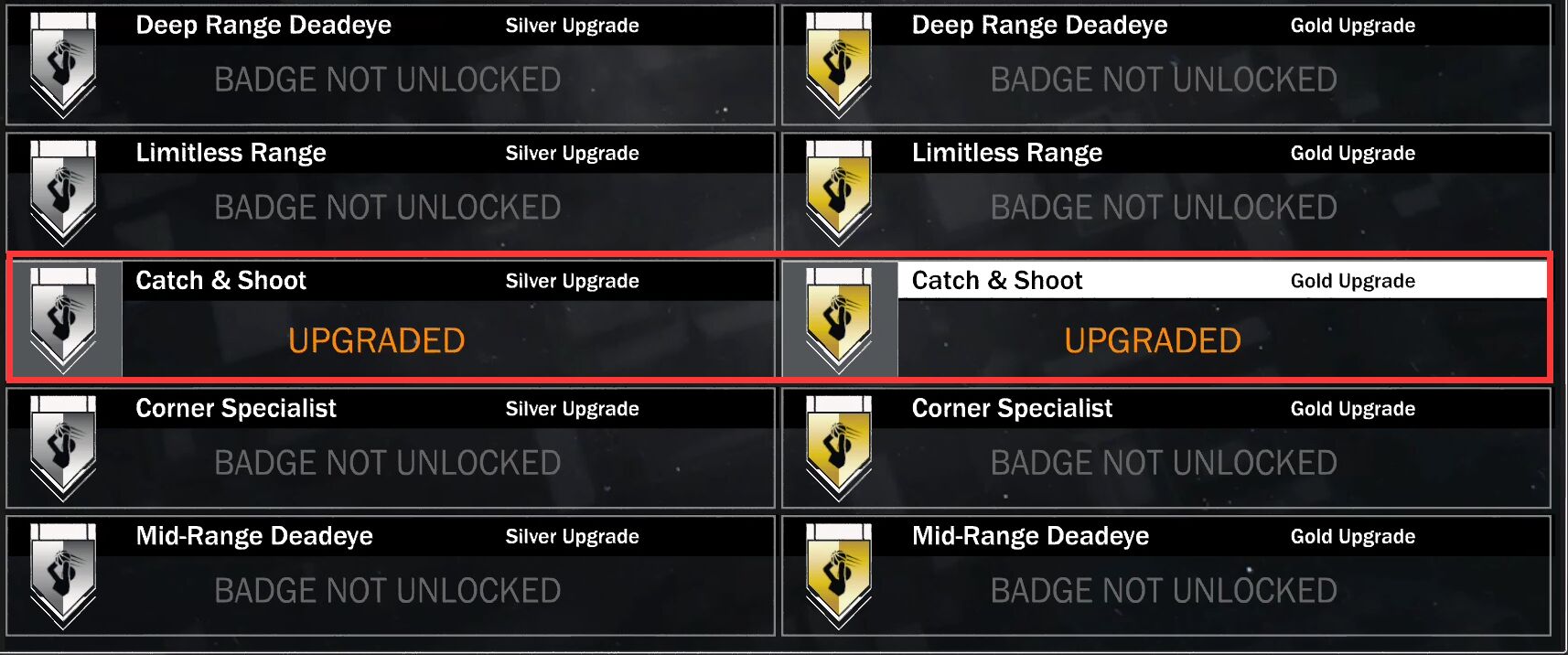 nba 2k17 myplayer upgrade badges