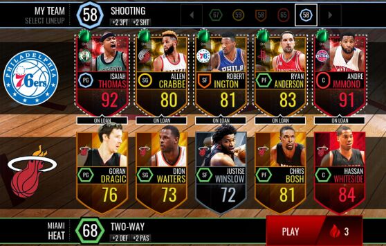 Nba Live Mobile Totw 15 Tips Team Of The Week 15 Isaiah Thomas