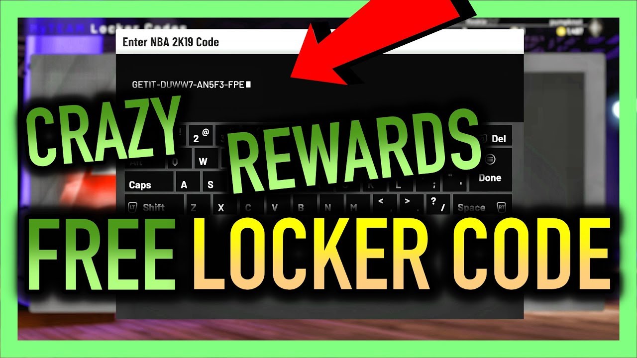 nba 2k19 locker codes list - how to get all locker codes ...