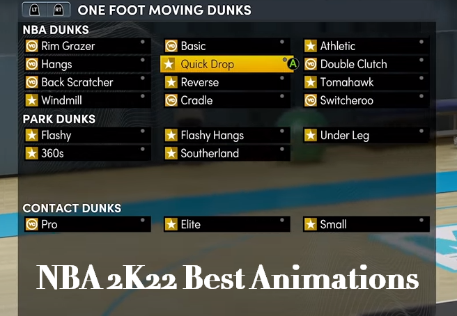 nba 2k22 best animations