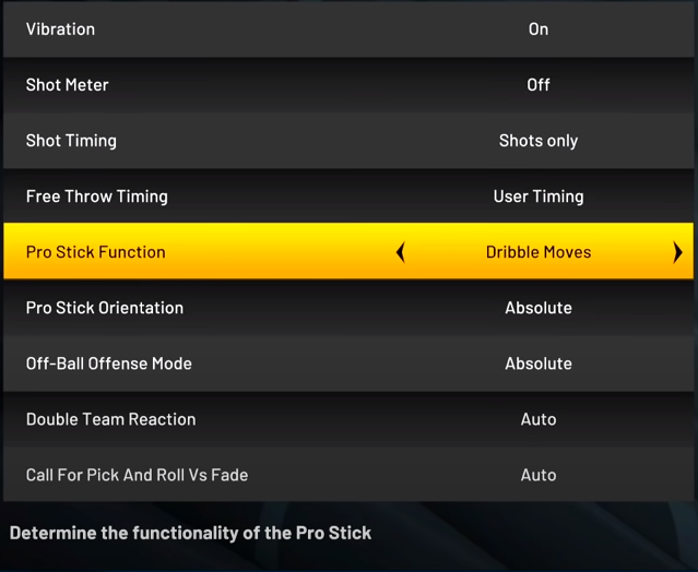 2k22 best dribble move season 6 setting