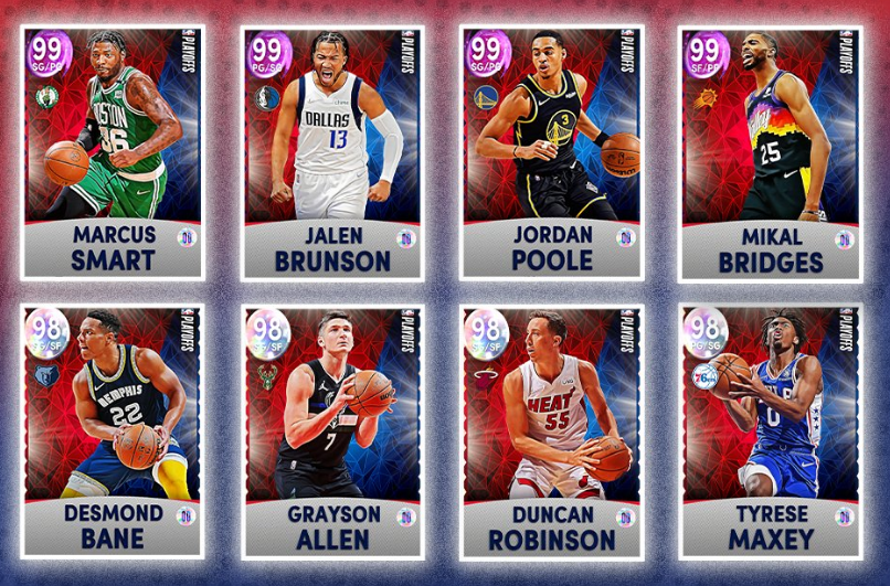 NBA 2K22 Playoffs First Round Moments cards