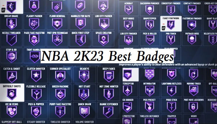 2K23 Best Badges