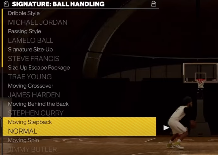 NBA 2K23 dribble requirements, styles, size-ups, and more