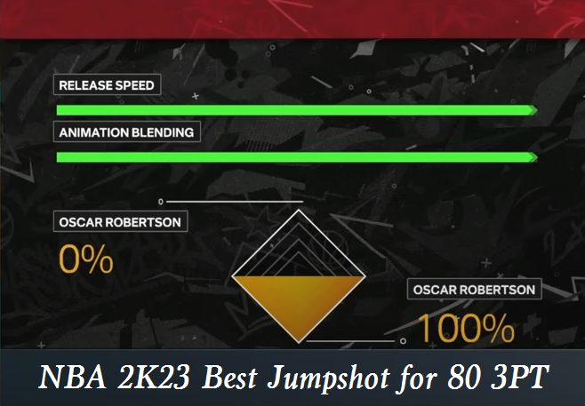 NBA 2K23 Best Jumpshot for 80 3PT